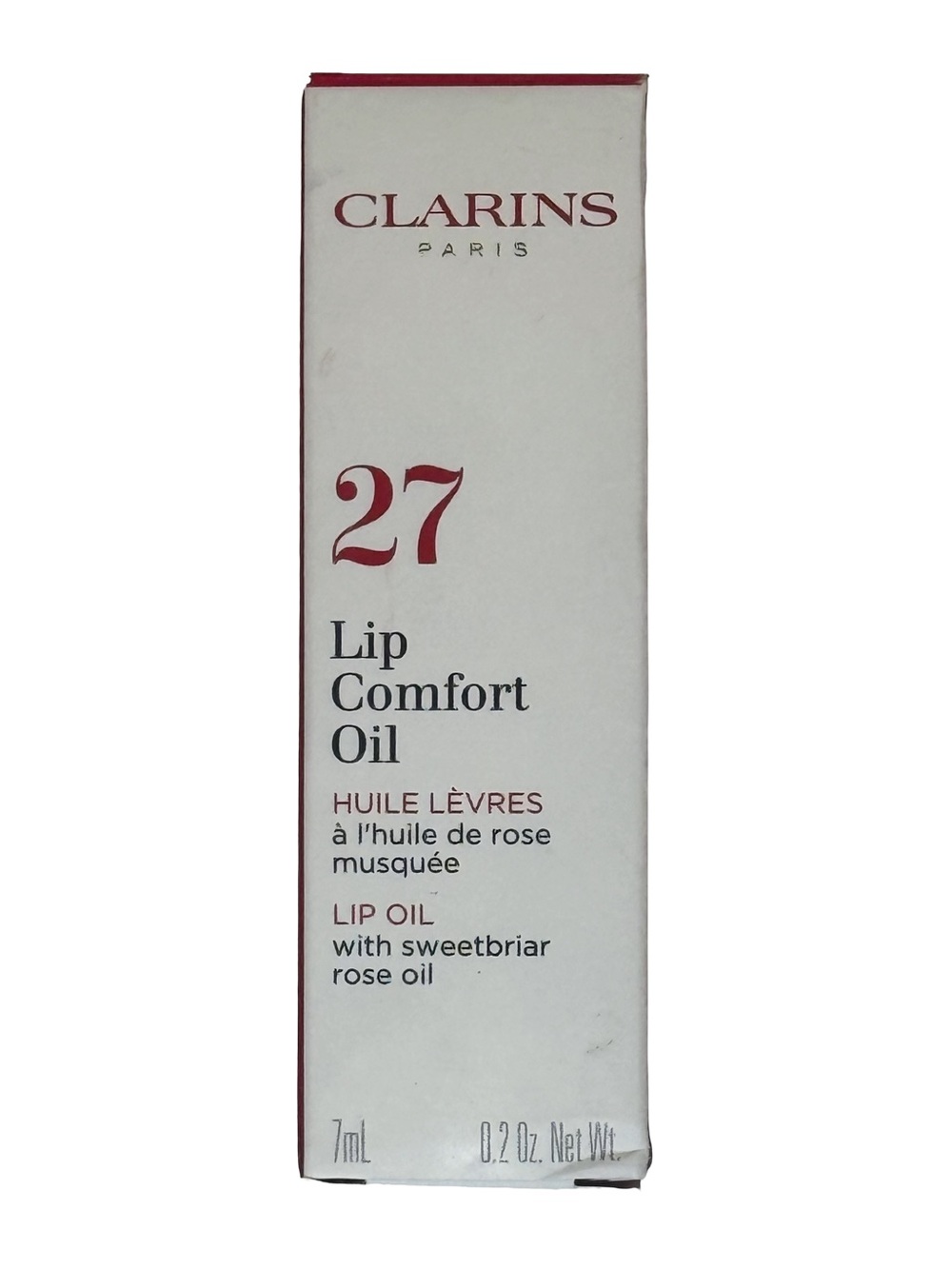 Clarins Lip Comfort Oil 27 Fleeting Dew Canyon Kiss Ltd Edition Peach Nude NIB